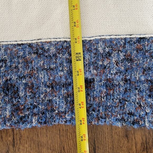 Pol Sweater Hoodie American Flag Boho Oversized NEW Sz L Patriotic Art To Wear - Picture 7 of 12